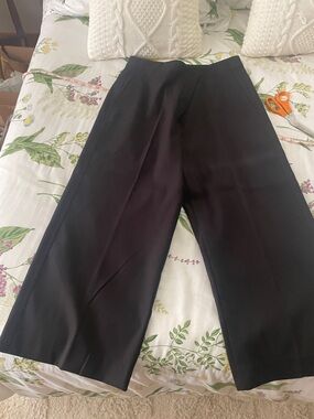 Ann Taylor Black High-Rise Tailored Pants